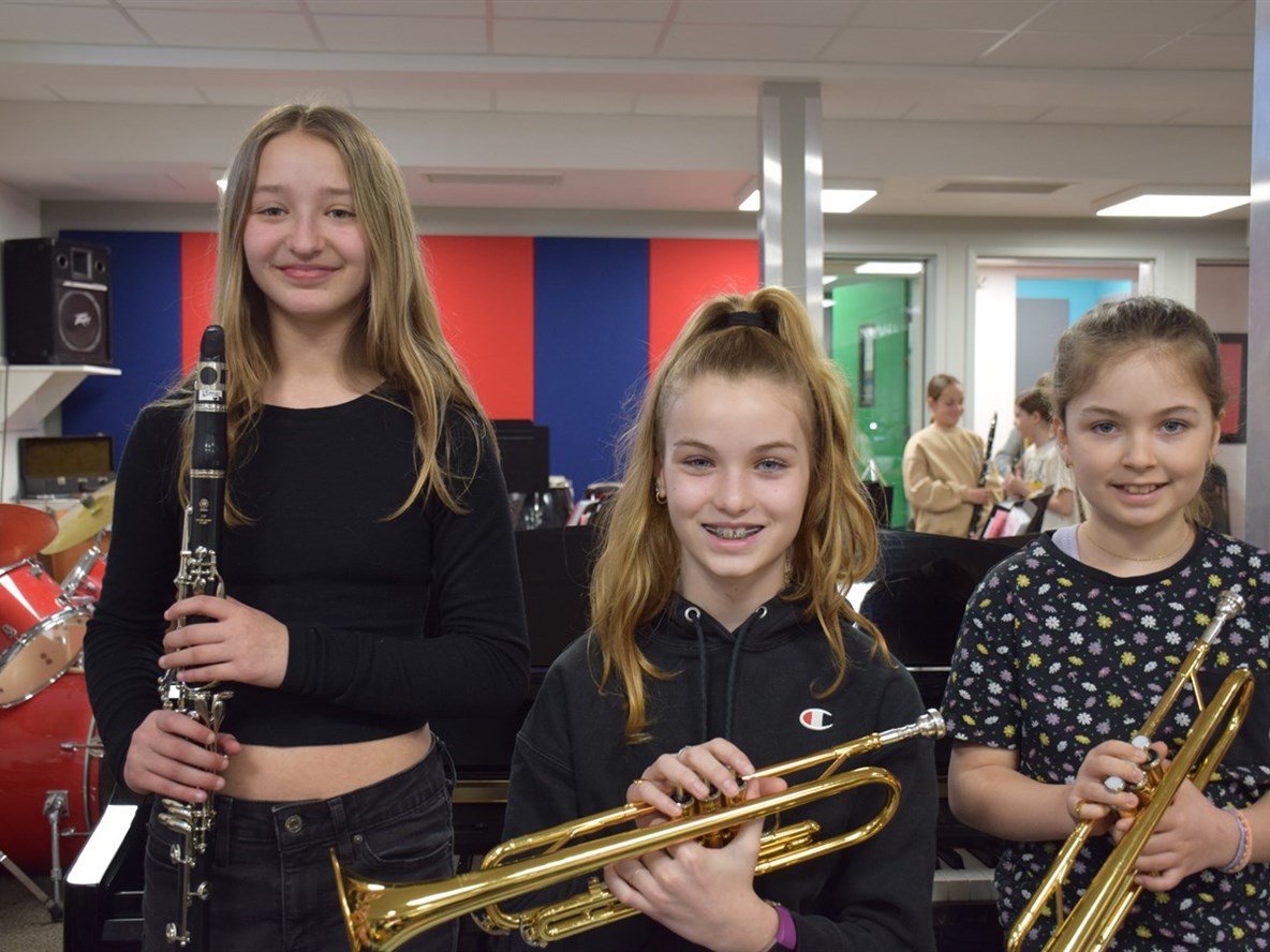 Des instruments de musique neufs qui font la différence à l'école Saint-Pierre