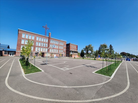 La cour de l’école Saint-Joseph au sommet de sa forme