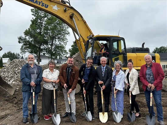 La construction de 20 logements abordables débute à Hébertville